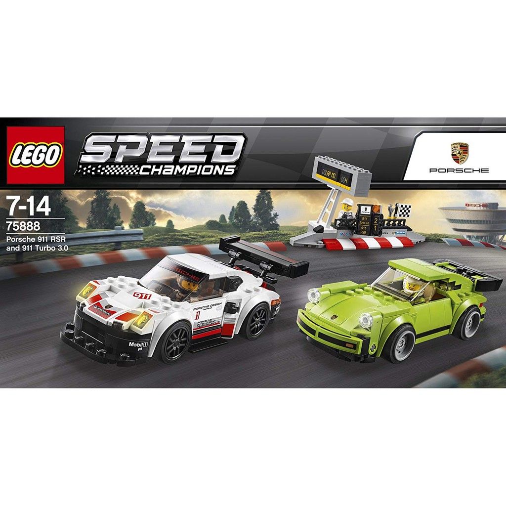 Lego 樂高 75888 Speed系列 保時捷 Porsche 911 RSR and 911 Turbo 3.0