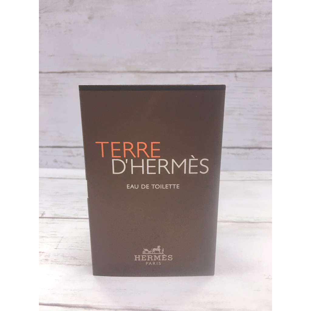 HERMES 愛馬仕 Terre D'Hermes 大地 男性淡香水 針管 小香 2ML