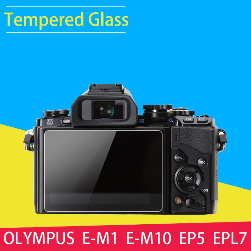 OLYMPUS Bizoe 相機屏幕保護膜鋼化玻璃液晶膜適用於奧林巴斯 E-M1 E-M10 EP5 EPL7