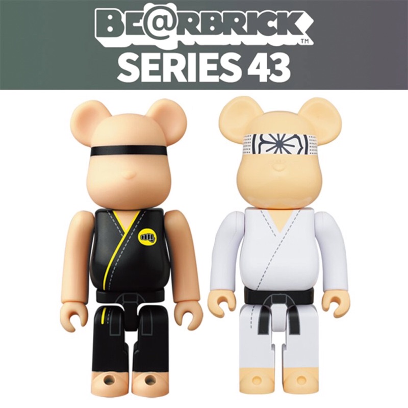 BE@RBRICK 庫柏力克熊 43代 100% 眼鏡蛇道館 Cobra Kai