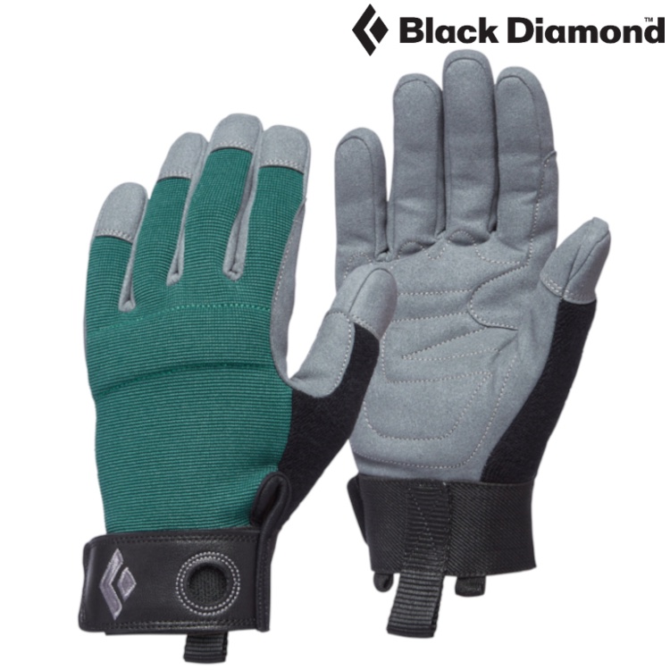 Black Diamond Crag Glove W 女款 攀岩確保垂降手套/耐磨手套 801866 RAG SEA綠