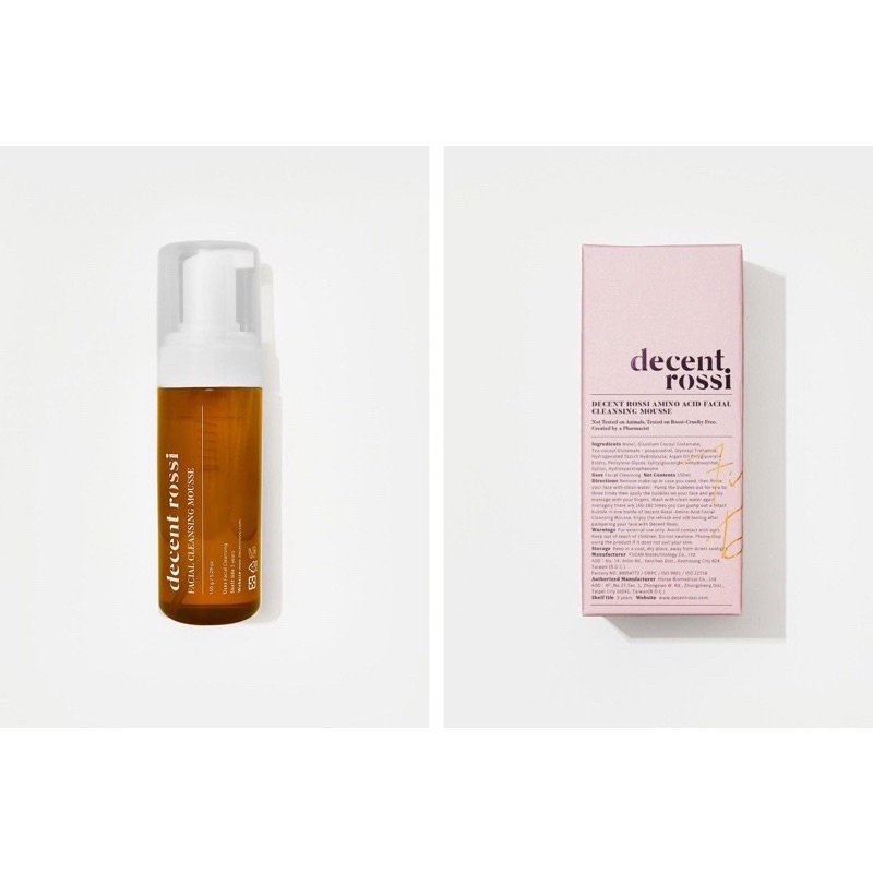 ♥️全新正品 decent rossi 洗顏雲朵胺基酸潔顏慕斯150g