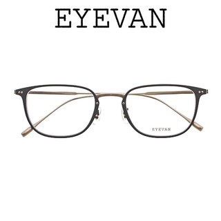 EYEVAN 眼鏡 Lautner MBK/AG2 (霧黑/亞麻金) 鏡框 日本手工眼鏡【原作眼鏡】