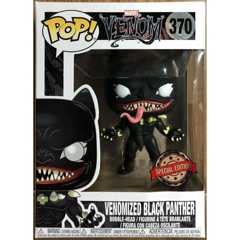 venomized black panther funko pop