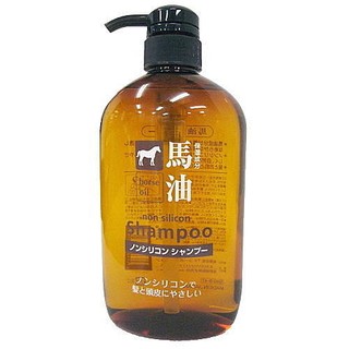 日本熊野 馬油無矽靈洗髮精600ml