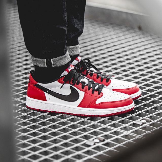 Air Jordan 1 Low Retro low Chicago AJ1 芝加哥 低幫 黑紅 705329-600