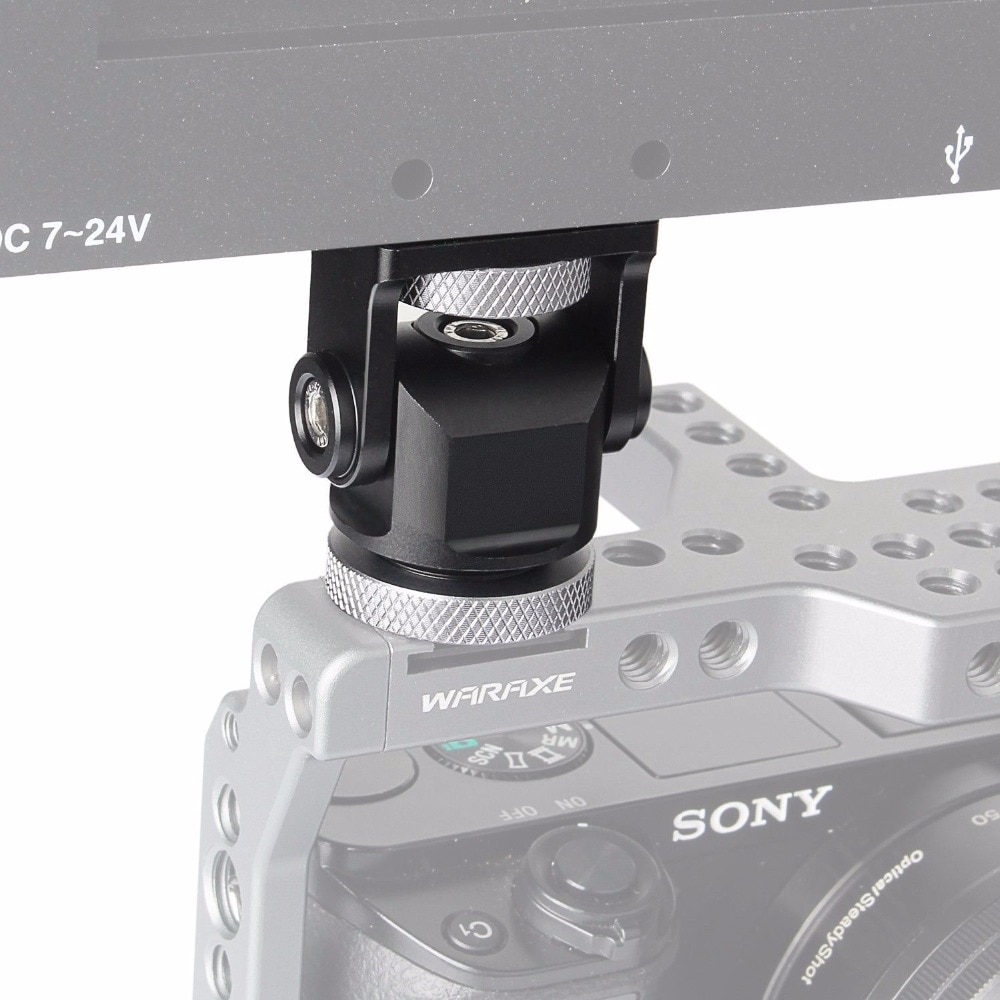 Canon Nikon Sony 佳能尼康索尼的熱靴安裝顯示器閃光燈適配器麥克風支架 蝦皮購物