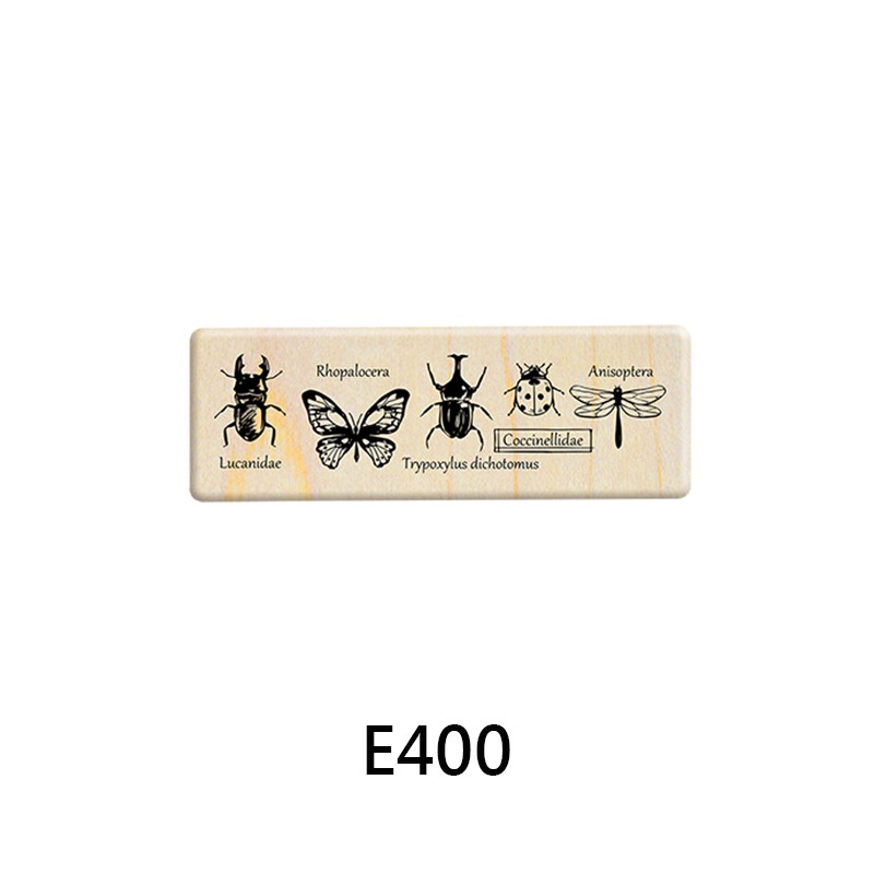 Micia 楓木印章-P386星象花語室 各式昆蟲 E400