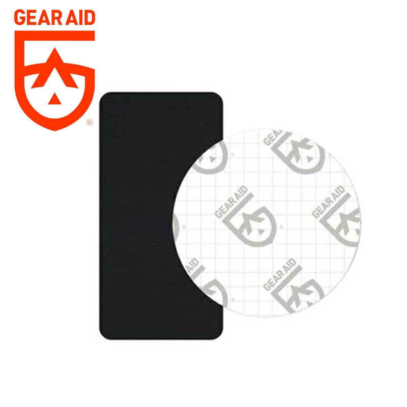 【Gear Aid】Gore-Tex原廠修補貼片(兩片裝) 黑色15310/修復補丁/防水修補片/睡袋修補
