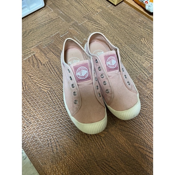 二手 palladium 粉紅帆布鞋 尺寸24.5-25cm