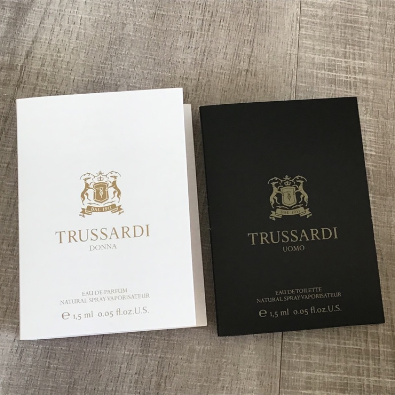 TRUSSARDI Donna 女性淡香精/UOMO男性淡香水1.5ml 針管香水