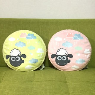 日本景品 正版 日版 全新 日本娃娃機 笑笑羊 肖恩 Shaun the sheep 馬卡龍 抱枕 午安枕