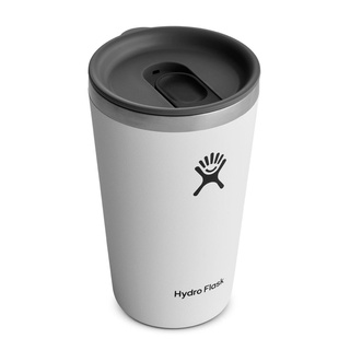 【Hydro Flask】16oz 473ML 保溫隨行杯 (經典白) 附蓋(滑蓋型) 咖啡杯 保溫杯 保冷杯 保溫瓶