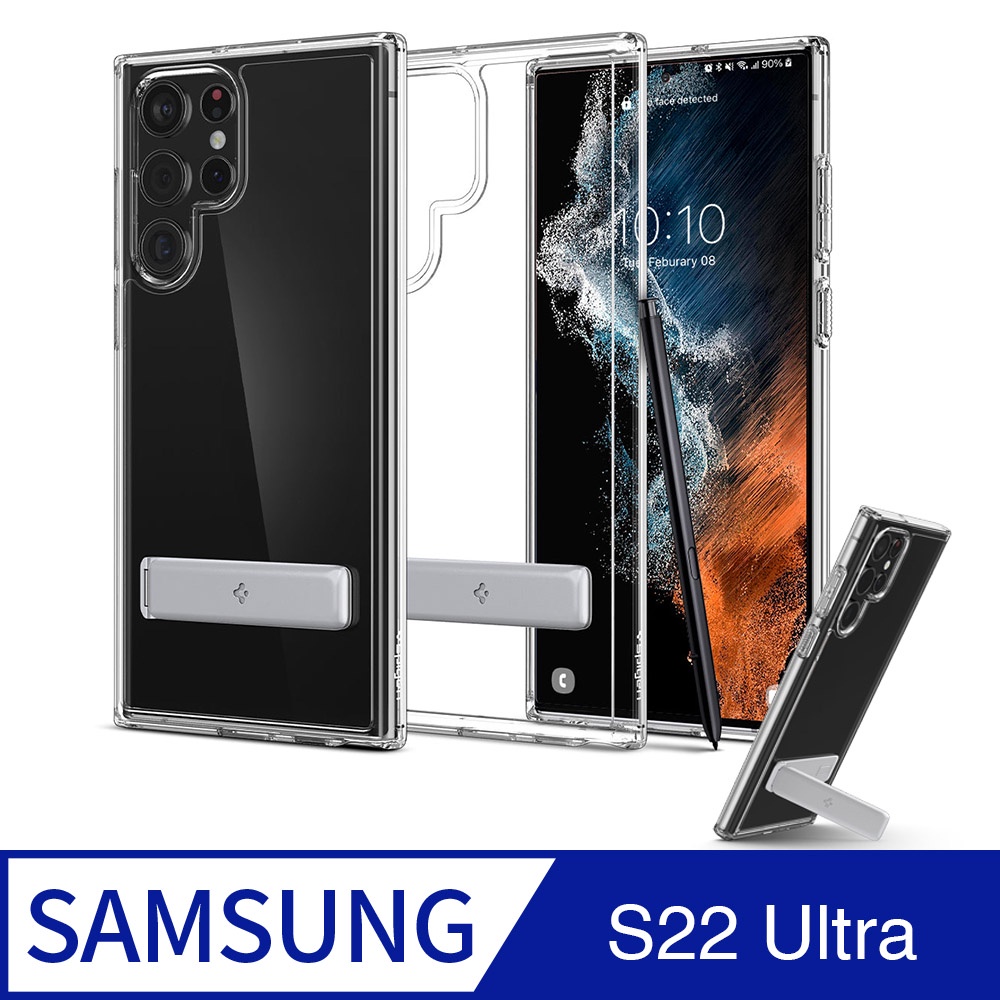 SGP Spigen 三星 Samsung S22 Ultra 6.8吋 Ultra Hybrid S 支架 防摔保護殼