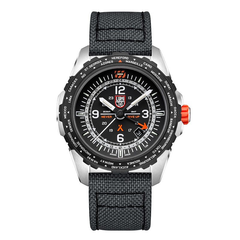 LUMINOX 雷明時Bear Grylls Survival 貝爾荒野求生系列AIR GMT腕錶 3761