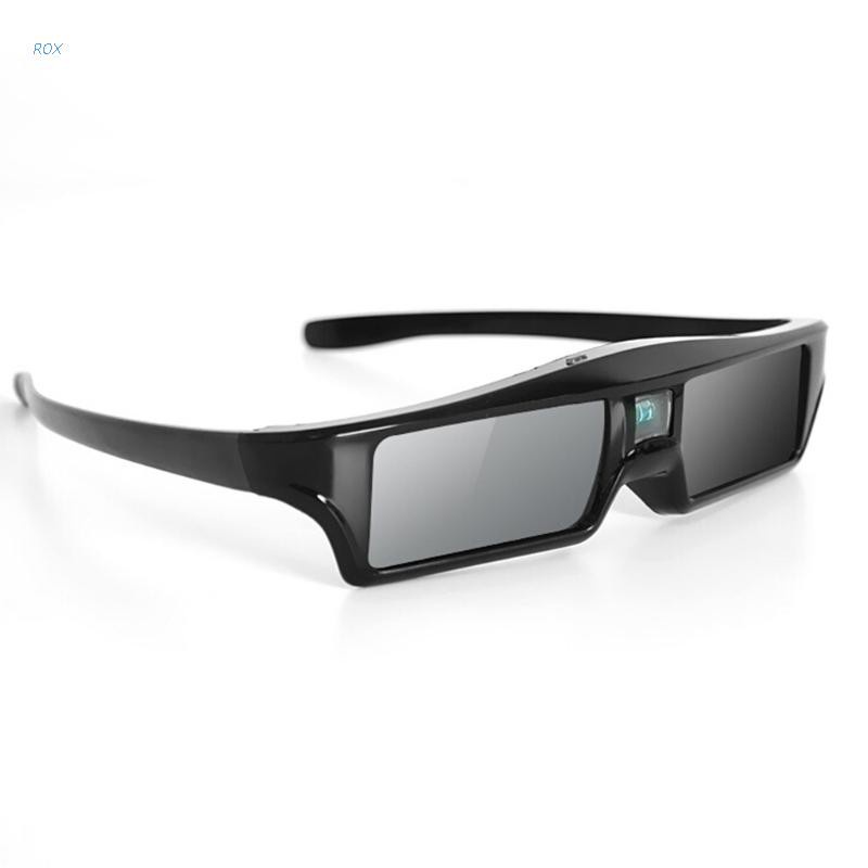 ROX 用於DLP Link Optama投影儀的3D眼鏡有源快門可充電眼鏡