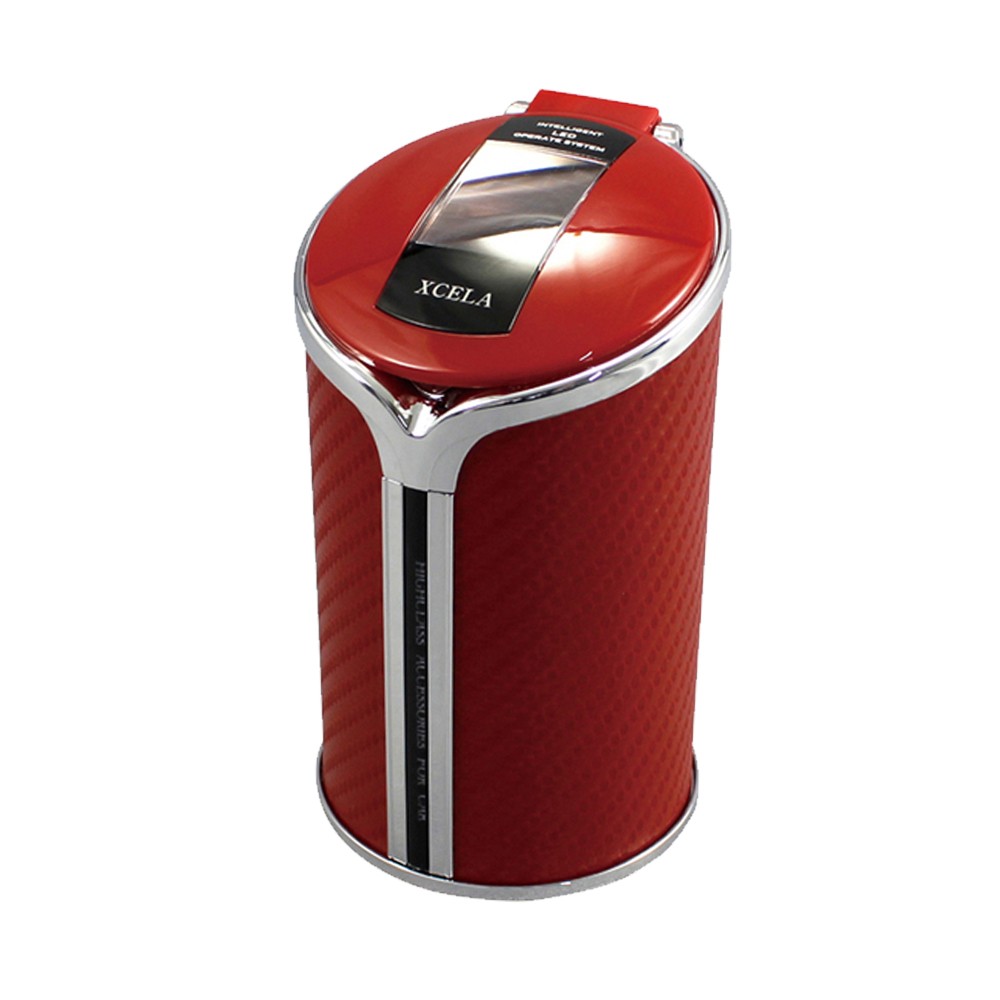 YAC碳纖維太陽能LED煙灰缸-紅(PF-303)
