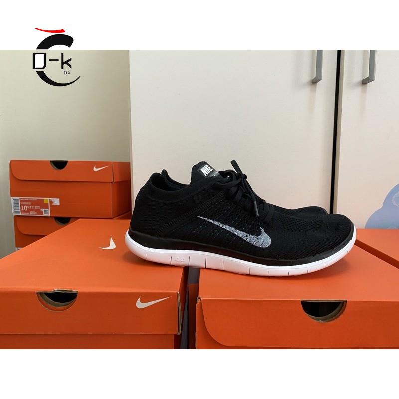 D-K】Nike free 4.0 flyknit 男女鞋黑白631053-001/631050-001 | 蝦皮購物