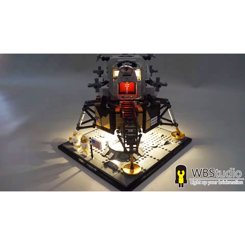 【WBS樂光創意】[不含積木] 10266 Apollo Lunar Lander 阿波羅11登月小艇 樂高 專用 燈組