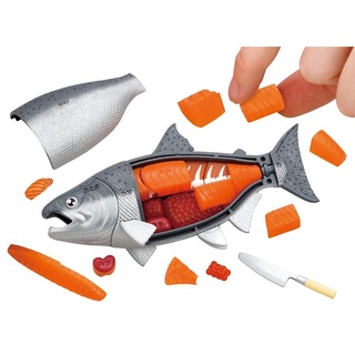 《$uper Toys》全新 萬代 玩具 MEGAHOUSE MH 買一整條魚！國王鮭 趣味拼圖 鮭魚 拼圖 桌遊