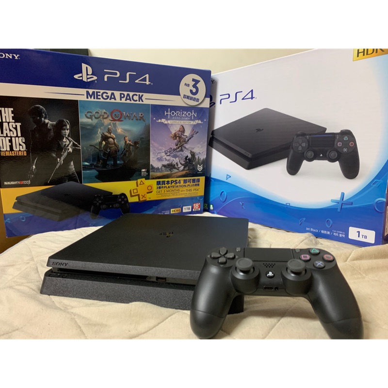 ✨未登入保固 1TB大容量《肉腳蛋 PS4遊戲主機》CUH-2218型 1TB極致黑遊戲主機