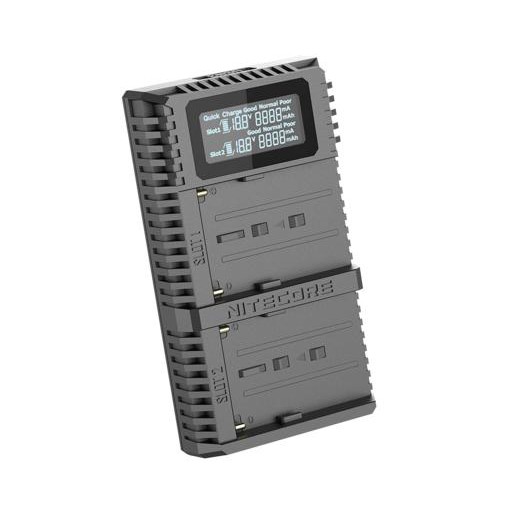 【控光後衛】Nitecore  USN3 Pro 雙槽F970/F550相容Nitecore USB快速充電器