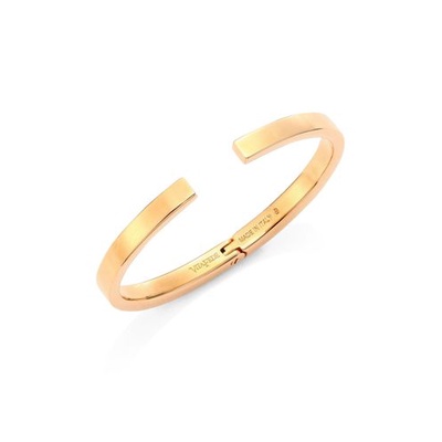 【全新】Vita Fede Divisio bracelet 素面金色手環M號
