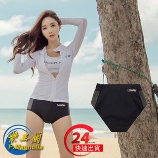 臺灣現貨/高階高品質拉鍊長袖防曬衣抗UV50+潛水服速乾衝浪緊身潛水衣水母衣防磨衣804