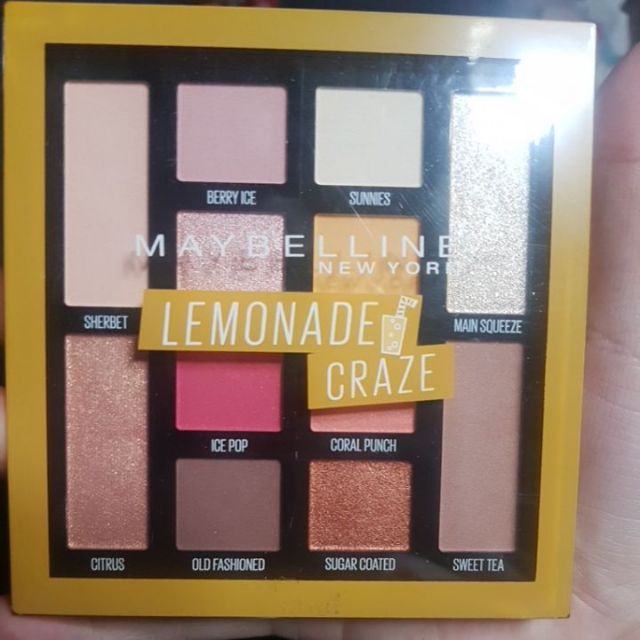 全新現貨正品MAYBELLINE 媚比琳鮮榨果汁BAR眼彩盤