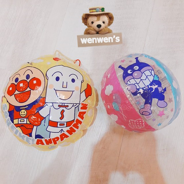【Wenwens】日本帶回 挑款區 轉蛋 麵包超人吐司超人細菌人 ANPANMAN 玩水戲水夏日充氣玩具球 扭蛋 單售價
