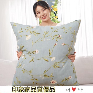 免運 抱枕 枕套 大靠背 沙發靠墊 美式亞麻大枕頭靠墊套客廳沙發靠枕套超大號床上床頭大抱枕正方形