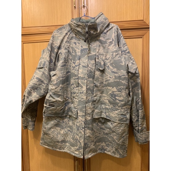 美軍公發 USAF 空軍 APECS GORE-TEX 風衣 外套 ABU 虎紋數位迷彩 近全新