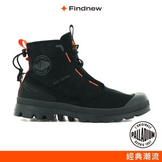 PALLADIUM TRAVEL LITE 生存者系列抽繩縮口軍靴 黑色 男女共款 77039-008【Findnew】