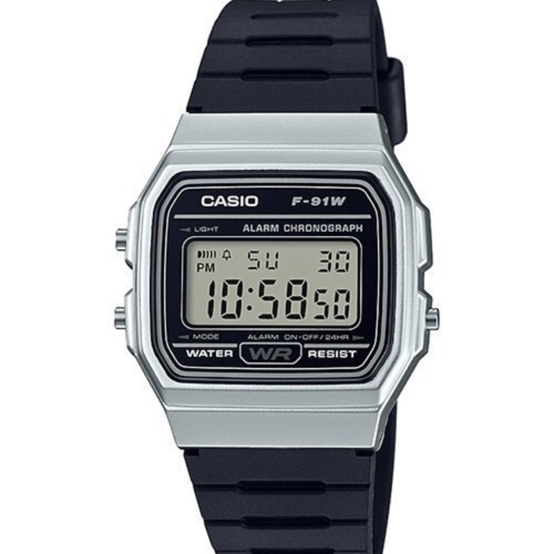 CASIO 卡西歐 經典復古數位運動錶 電子錶 學生錶 F-91WM-7A  F-91WM-9A (F-91W-1)