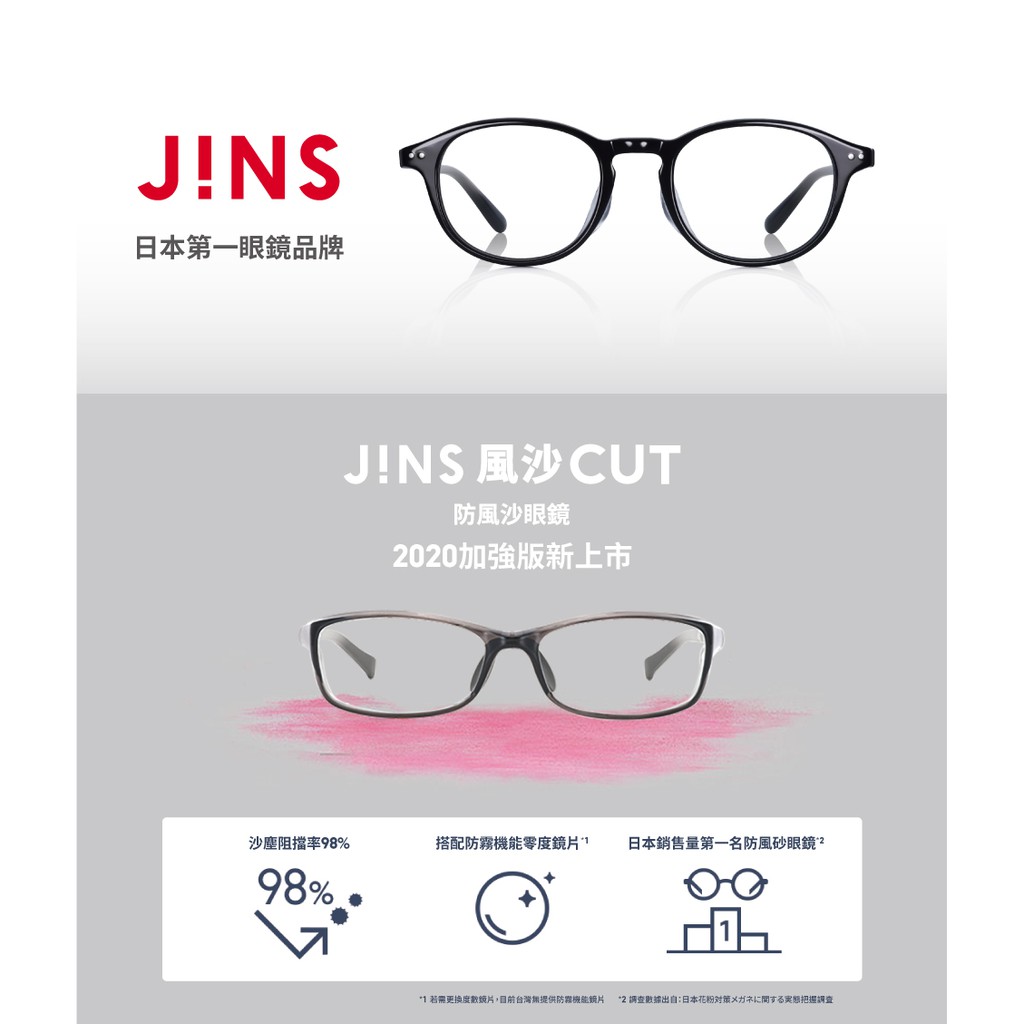 Jins 防護防飛沫眼鏡 Afkfs002 蝦皮購物