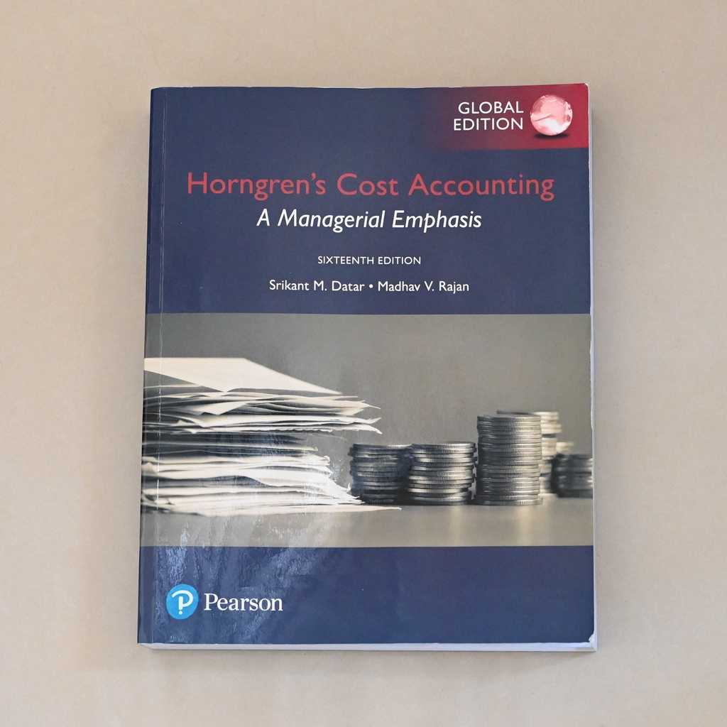 【Horngren's Cost Accounting: A Managerial Emphasis】成管會 原文書