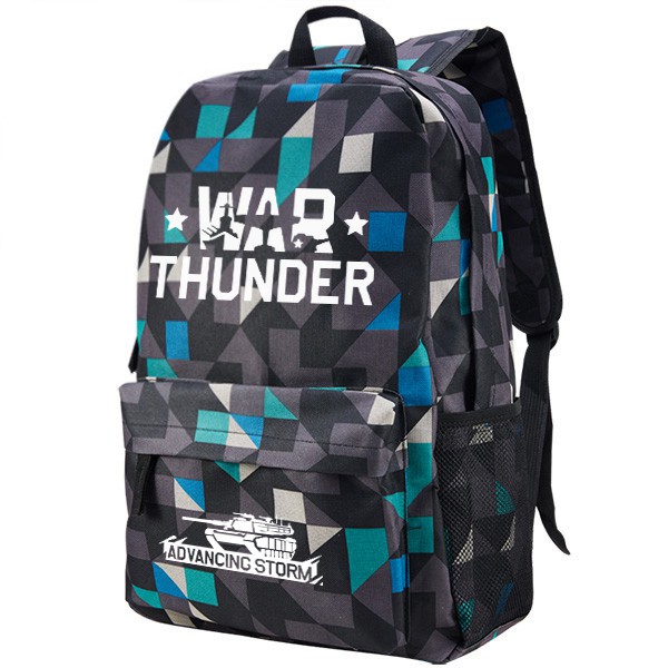 動漫新品上新價戰爭雷霆war Thunder游戲周邊青少年初中學生書包雙肩包背包男生 蝦皮購物