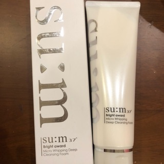 su:m37 甦秘微米珍珠淨白洗面乳