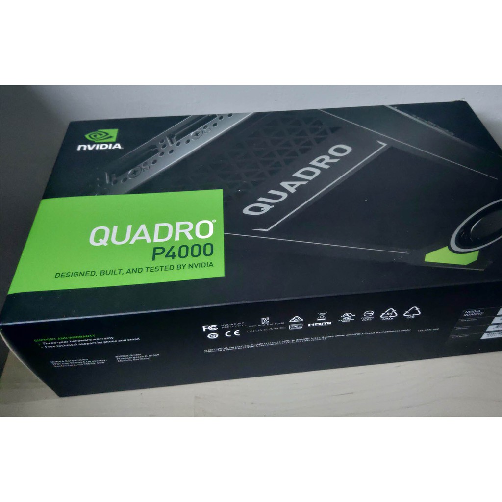 NVIDIA Quadro P4000 專業繪圖卡