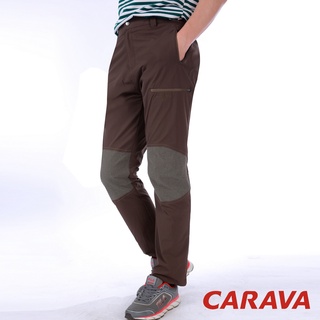 CARAVA《男彈力登山攀岩褲》(咖啡)35-36腰適用