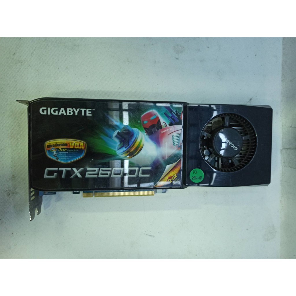 84@GIGABYTE技嘉GV-N26OC-896I  GTX 260 GDDR3 896 MB 顯示卡&lt;二手良品&gt;