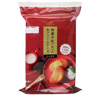 丸中 濃厚鮮奶油蛋糕 6個入【Donki日本唐吉訶德】