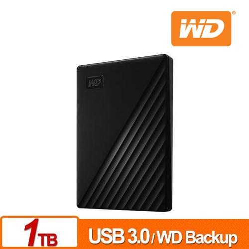 WD 威騰 My Passport 1TB(黑) 2.5吋行動硬碟