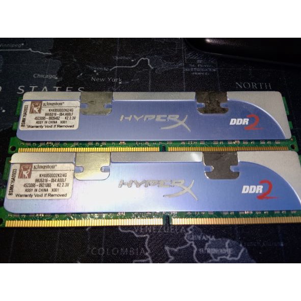 KINGSTON 金士頓 DDR2 1066 KHX8500D2K2 2G*2 (4G) (兩條一組)