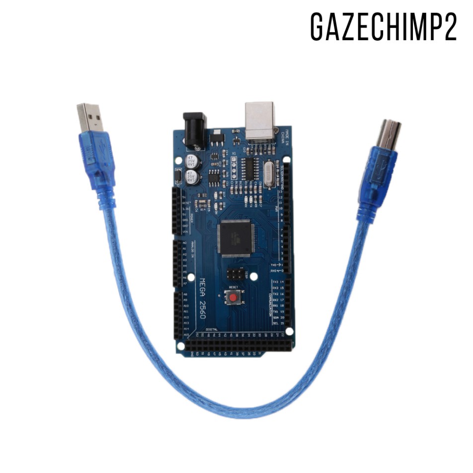 適用於arduino的mega 2560 R3開發板atmega2560 16au 免費usb電纜 蝦皮購物