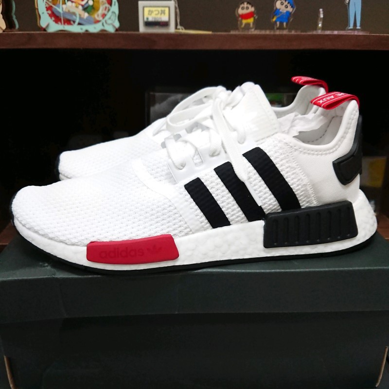 【小八】Adidas NMD R1 White 白 黑 紅 EG2698