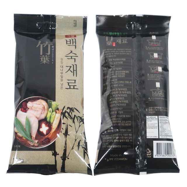 【首爾先生mrseoul】韓國 竹葉 人蔘雞湯材料包 100g 蔘雞湯 材料包
