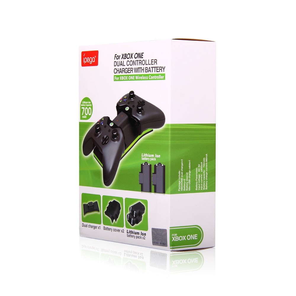 ipega XBOX ONE座充XBOX ONE雙座充XBOX ONE手柄雙座充配電池【力天電子】