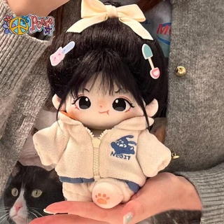 🍭卡娃衣🍭原創正版難哄棉花娃娃20cm無屬性骨架版毛絨玩具公仔閨蜜生日禮物