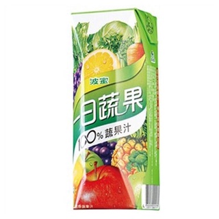 波蜜 一日蔬果100蔬果汁[箱購] 250ml x 18【家樂福】